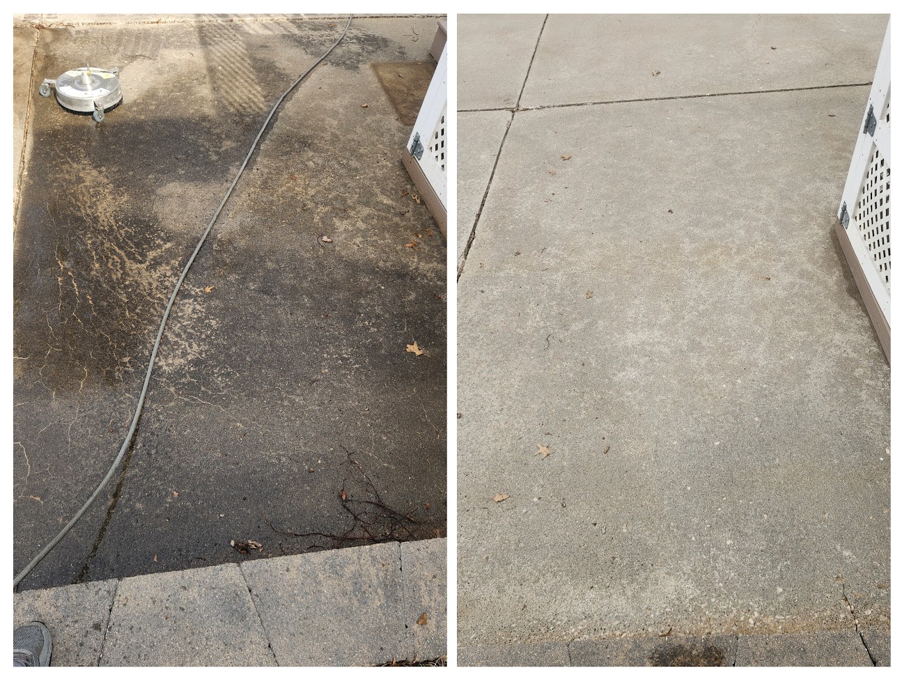Pressure washing
